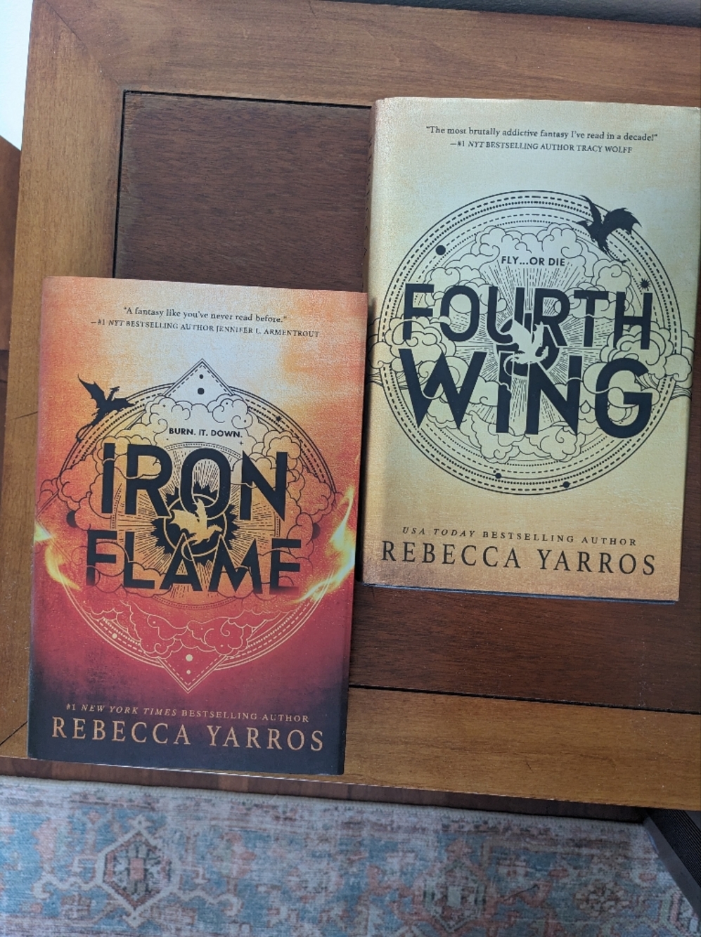 1st Edition Fourth Wing And Iron Flame Bundle